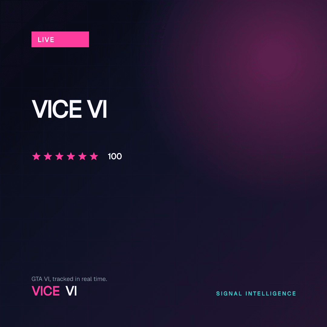 VICE VI — GTA VI, tracked in real time.